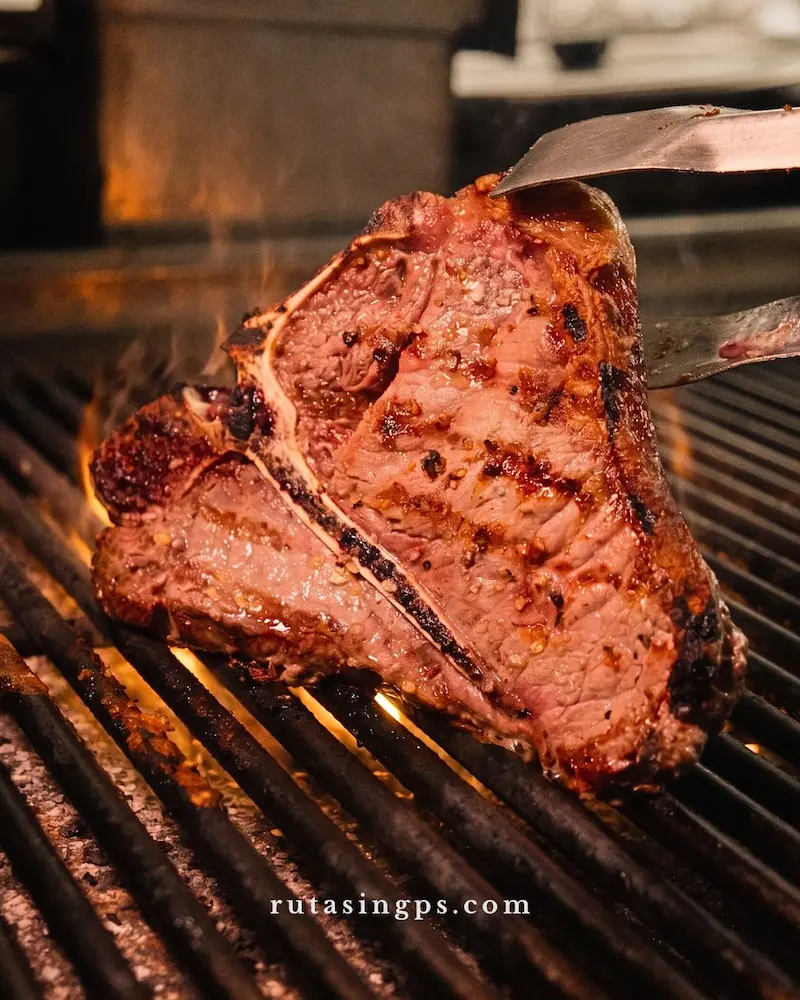 Carne en la parrilla